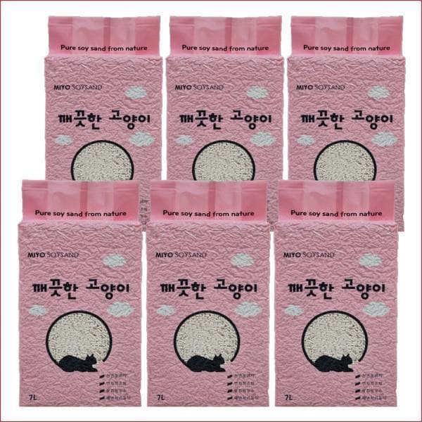 nadonshop 고양이모래 오리지널두부모래 7L 6개 가는입자 - 최저가 102,100원