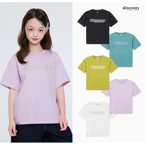갤러리아백화점 갤러리아 디스커버리키즈 프레시벤트 빅로고 반팔티셔츠 DKRS6106