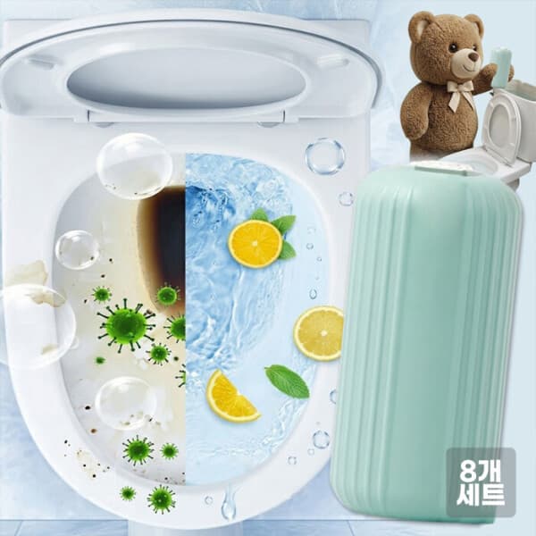 쇼핑가좌 DEEP 클리너 자동세정 변기세정제 320g