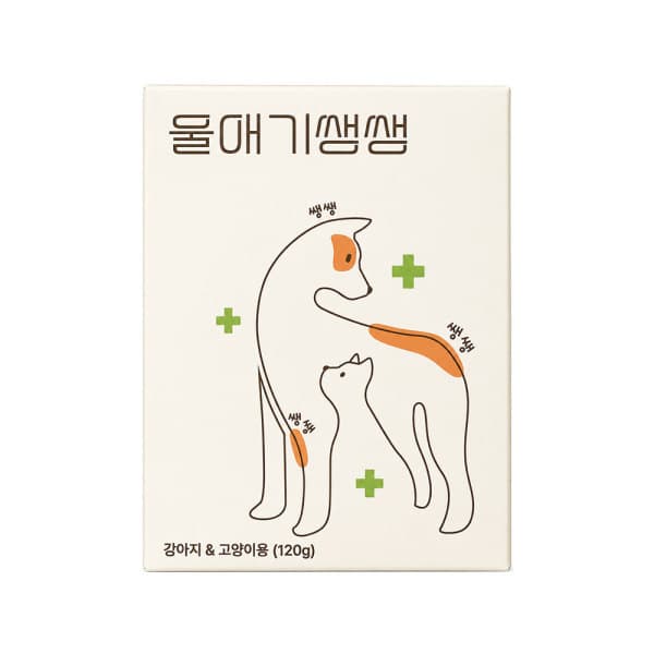 판다친구 디어랩스 울애기쌩쌩 반려동물 종합영양제 120g