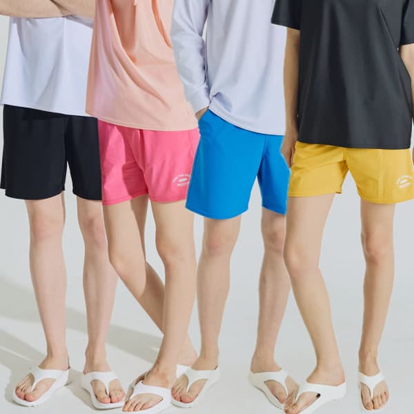 아이꼼므 서핑 수영복 하의 여성 남성 보드 숏 래쉬가드 반바지 S~XXL