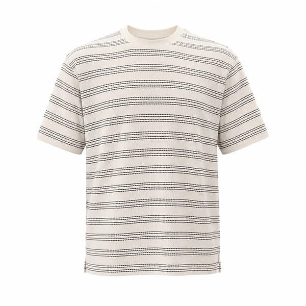 신세계백화점 26년S/S 스트라이프 반팔 라운드 티셔츠 AAG3TR1101 - 최저가 29,000원