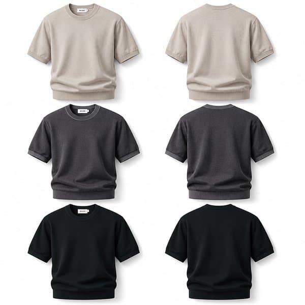 신세계백화점 26년SS 워셔블 변형조직 라운드 니트 ABG2ER1102 - 최저가 39,000원
