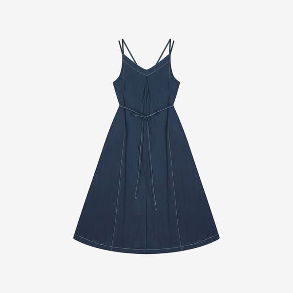갤러리아백화점 갤러리아 25SS 벨티드 핀턱 뷔스티에 원피스 BMO2541 - 최저가 119,600원