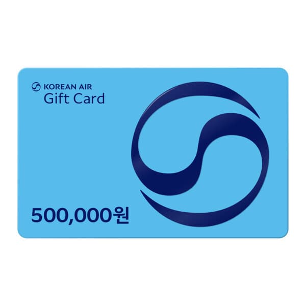 갤럭시아머니트리 (대한항공) 기프트카드 50만원권 - 최저가 500,000원