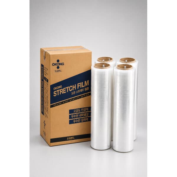 철공자닷컴 오공 스트레치필름 4롤 12MIC 15MIC 18MIC 20MIC 25MIC 30MIC