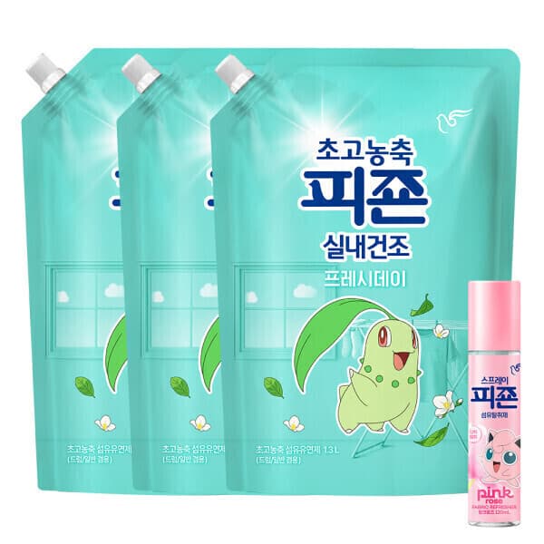피죤-스타배송 피죤 초고농축 섬유유연제 1.3L 3개
