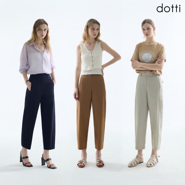 신세계라이브쇼핑 도티 썸머 배럴 9부 팬츠 여성 3종 D6R9W