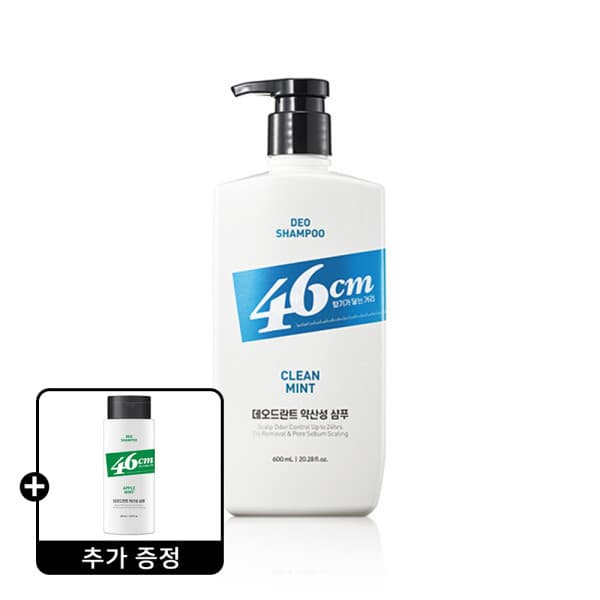 LG생활건강-스타배송 LG생활건강 46cm 두취솔루션 약산성 데오드란트 샴푸 클린민트 향 600ml