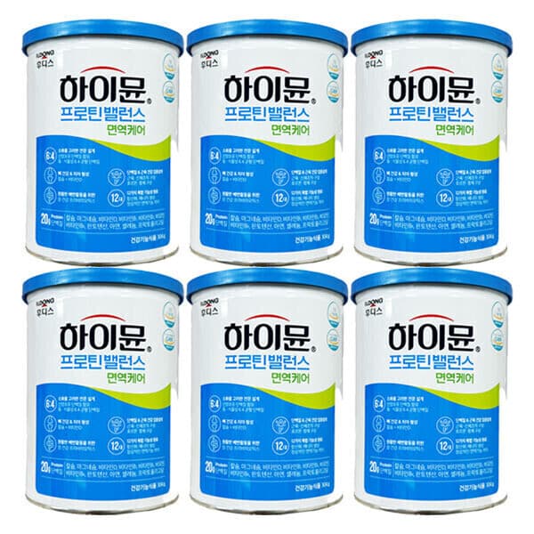 코스앤블루 NEW 일동후디스 하이뮨 프로틴 밸런스 산양유 초유 단백질 쉐이크 304g 6캔 - 최저가 111,800원