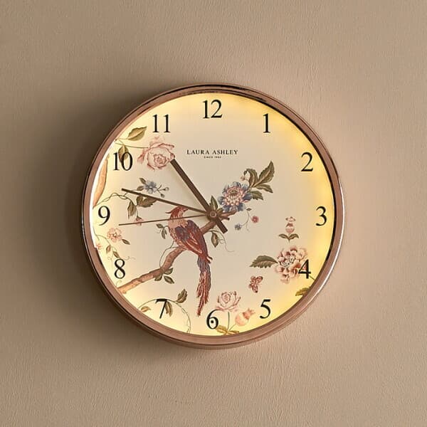 롯데 백화점 로라애슐리 썸머팰리스 LED센서 벽시계 30cm - 최저가 94,910원
