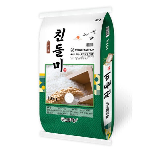 푸드앤픽 푸드앤픽 친들미 특등급 10kg 단일품종 2025년산 햅쌀
