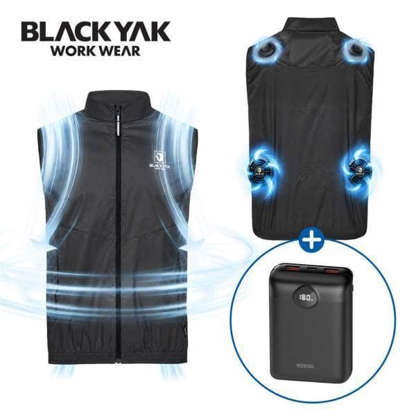 안전화마트 블랙야크 쿨링팬 조끼 S-펠티어 선풍기조끼 에어베스트 - 최저가 184,000원