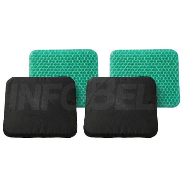 인포벨홈쇼핑 허리골반 척척핏 골반 허리 바른자세 통기성 쿨링 자세 교정 방석 2세트