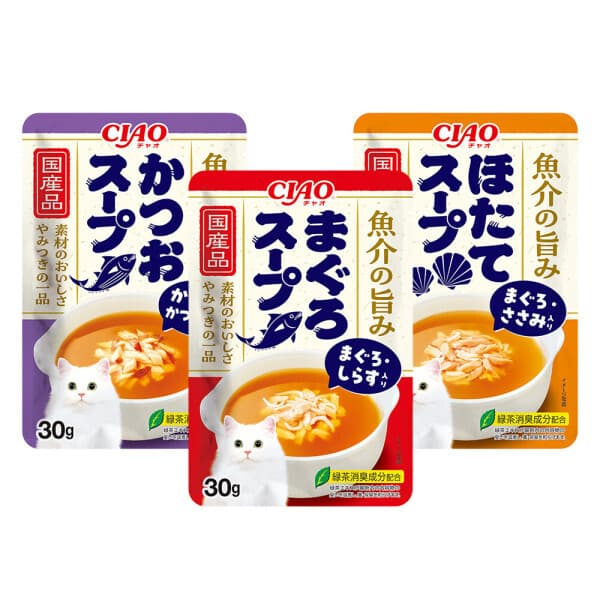 우다다냥이 이나바 챠오 스프 파우치 30g 16개입