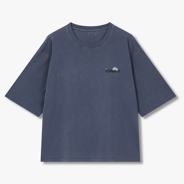 신세계백화점 STUDIO TOMBOY 가먼트 다잉 양면 프린트 반팔 티셔츠 - 최저가 43,470원