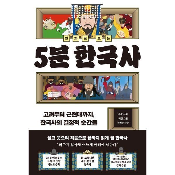 예스이십사 만화로 보는 5분 한국사 : 고려부터 근현대까지 한국사의 결정적 순간들