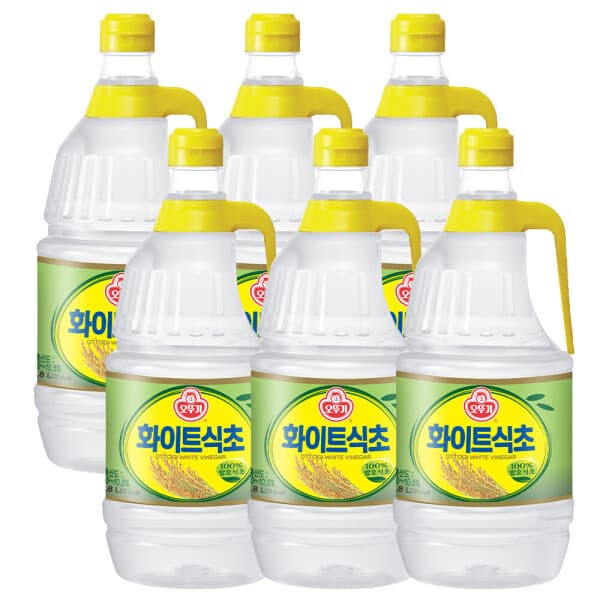 오뚜기스타배송 오뚜기 화이트식초 1.8L x 6개