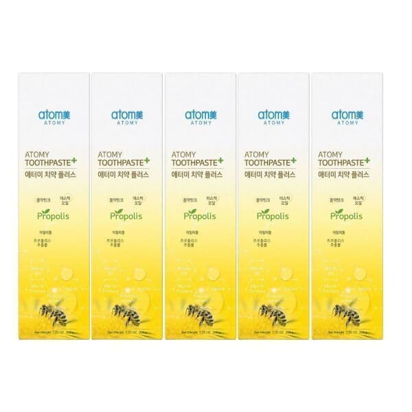 지앤메디랩 애터미 프로폴리스 치약 플러스 200g 5개 - 최저가 19,300원