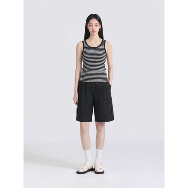 롯데백화점1관 여성 밴딩 카고 버뮤다 쿨 쇼츠 PHG2PH2730