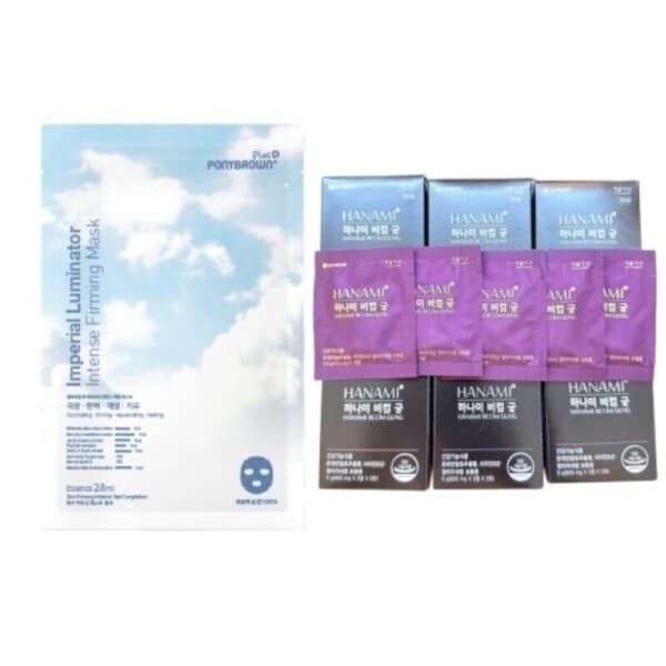 minibeauty Pnbn 루미 마스크 2장 하나미 비컴 궁 5포x6
