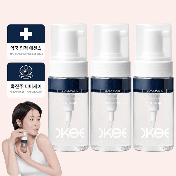 CJ온스타일 흑진주 흑효모 마이크로바이옴 스킨 에센스 110ml 3개 - 최저가 59,000원