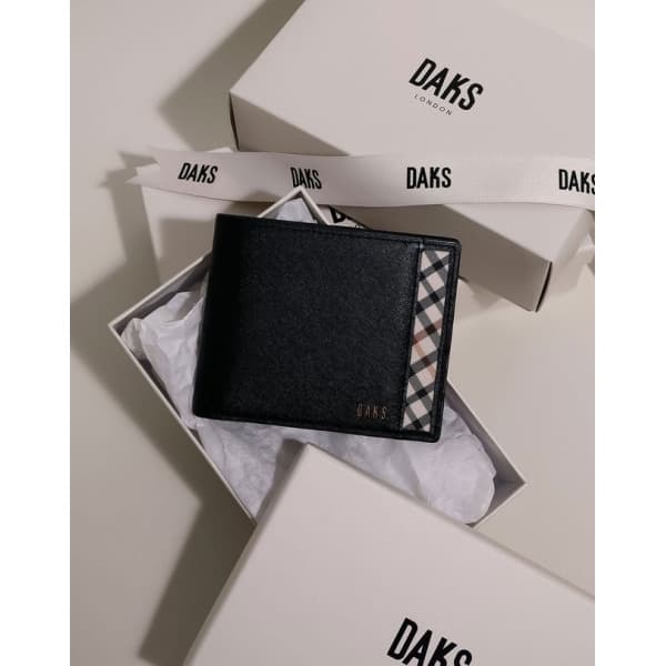 LF몰 클래식 체크 반지갑 블랙 사피아 DBWA6F971BK - 최저가 144,180원