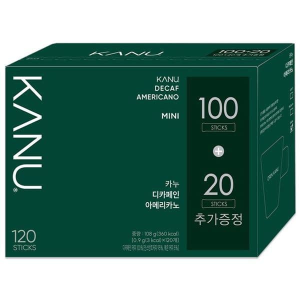 신세계몰 카누 미니 디카페인 아메리카노 120T - 최저가 27,260원
