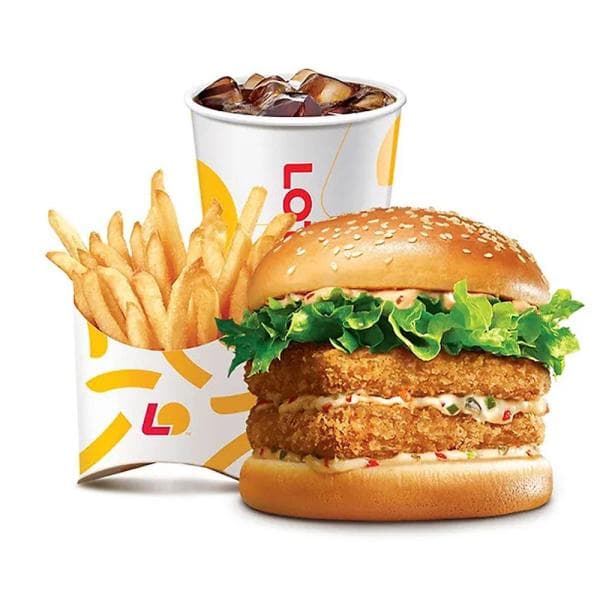 쿠프마케팅 롯데리아 리아 사각새우 더블 세트 - 최저가 8,500원