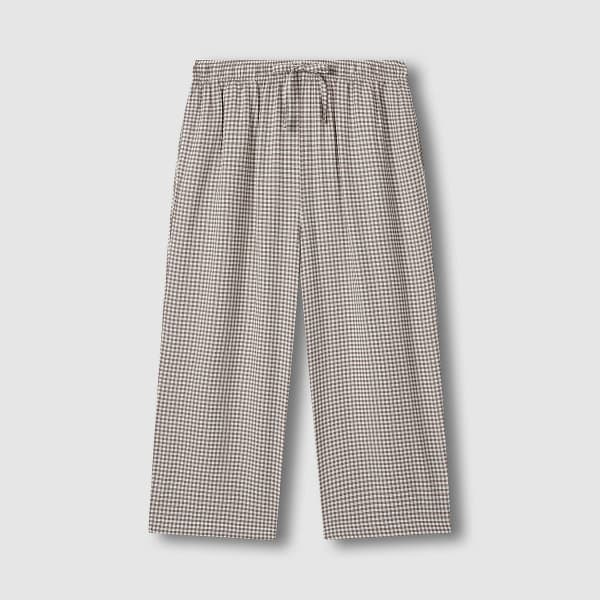 자주(JAJU) JAJU 여성 레이온 코튼 시어서커 7부 파자마 팬츠 - 최저가 19,900원