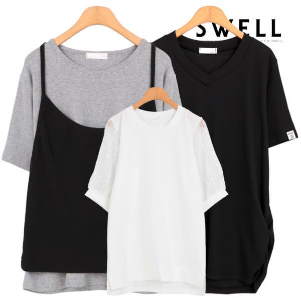 스웰swell 빅사이즈 롱 티셔츠 원피스 맨투맨