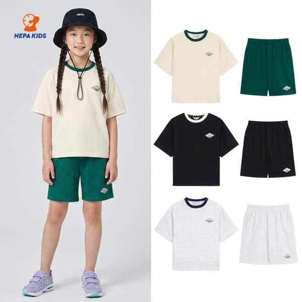 네파키즈공식스토어 NEPA KIDS 네파키즈 공용 에센셜 트레이닝 세트 KL55902