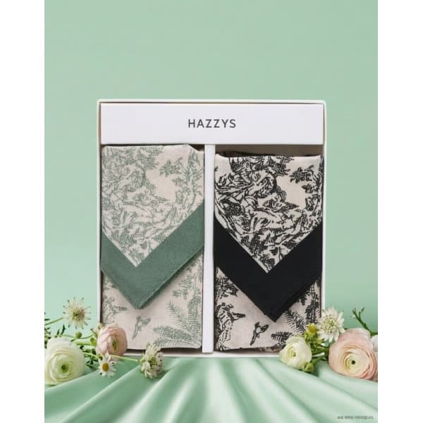 LF몰 26FW 뜨왈드주이 Toile de Jouy 손수건 2종 세트 HILG6F540N2
