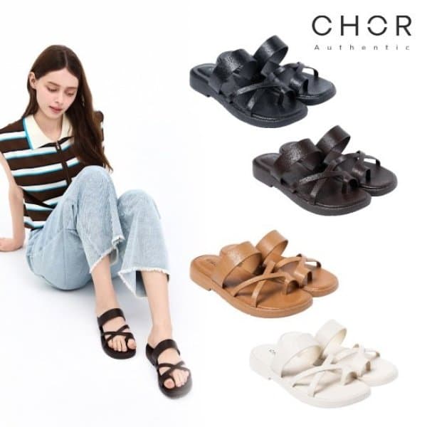 GS_SHOP_TV 코어 어센틱 26 천연소가죽 스트랩 샌들 - 최저가 35,820원