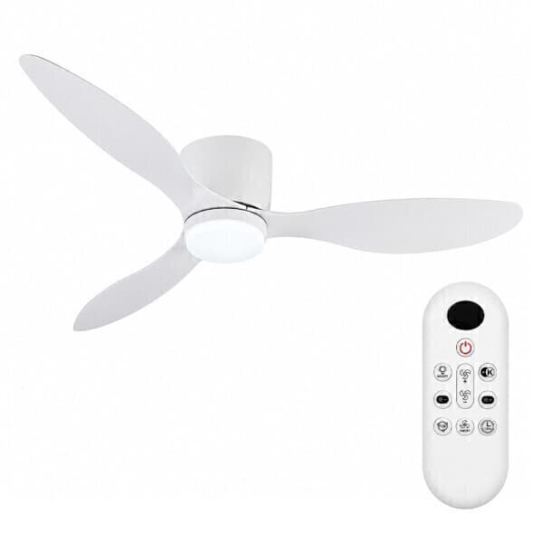 홍전기 LED 포레 실링팬 52인치 저소음 색변환 타이머 조광 블루투스 - 최저가 90,000원