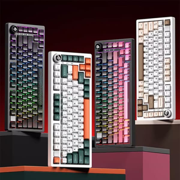 테크브릿지 LEOBOG Hi75C PRO 풀알류미늄 무선 기계식 키보드 81키 핫스왑 - 최저가 47,910원