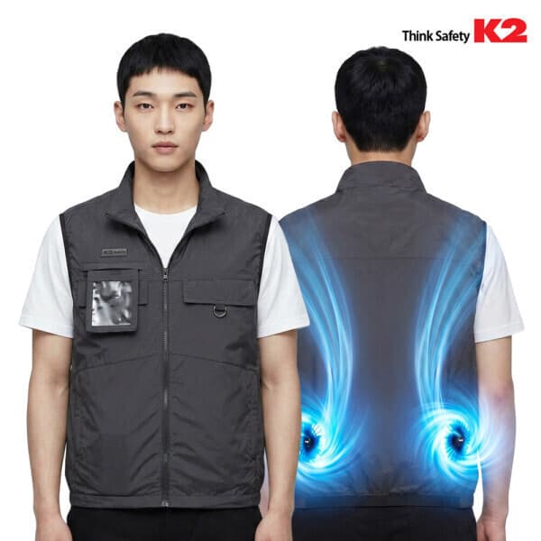 신광트랜드 K2 쿨링 선풍기조끼 아이스 냉풍 배터리포함 - 최저가 155,900원