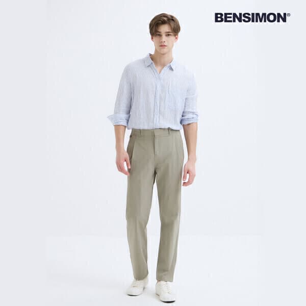 ONPICKK BENSIMON 벤시몽 남성 시티플렉스 쿨터치 데일리핏 여름팬츠 스트레이트핏