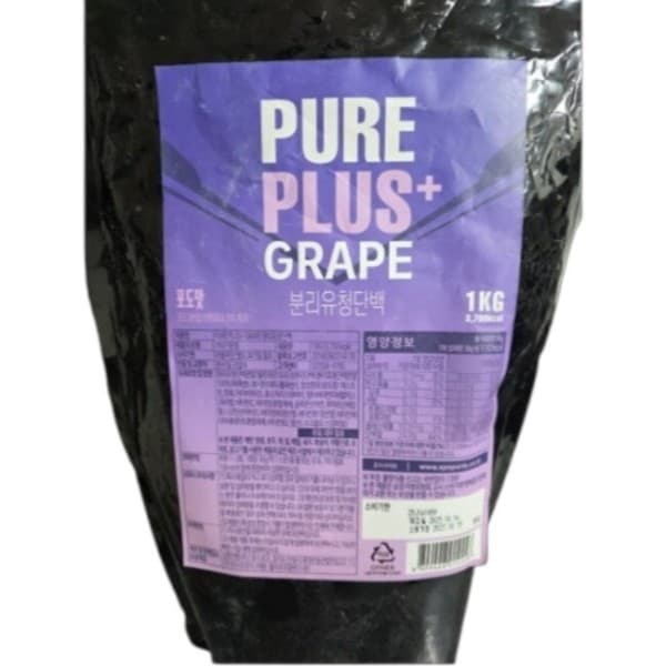 grothupsele 성풍양행 퓨어 플러스 포도맛 분리유청단백 1kg