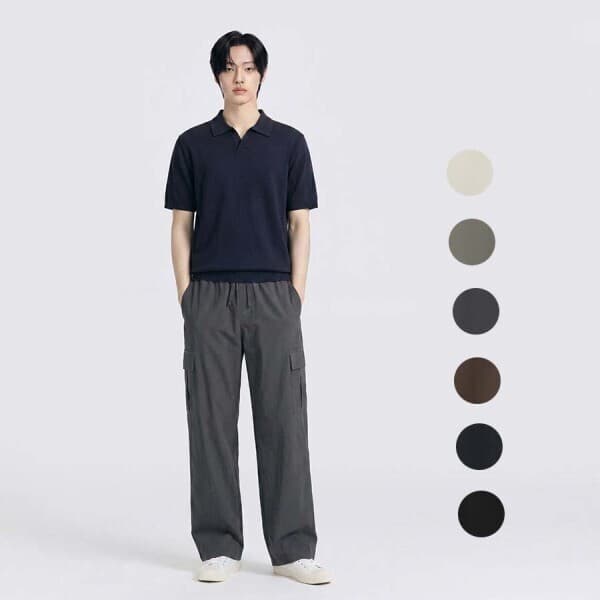 롯데백화점1관 립스탑 카고 와이드 밴딩 팬츠 PHG2PP1779 - 최저가 24,230원