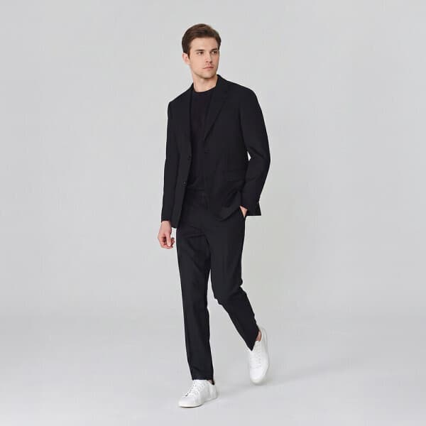 인터메조 26SS 컴포트 워셔블 데일리 수트 셋업 IMGBSU003F 블랙