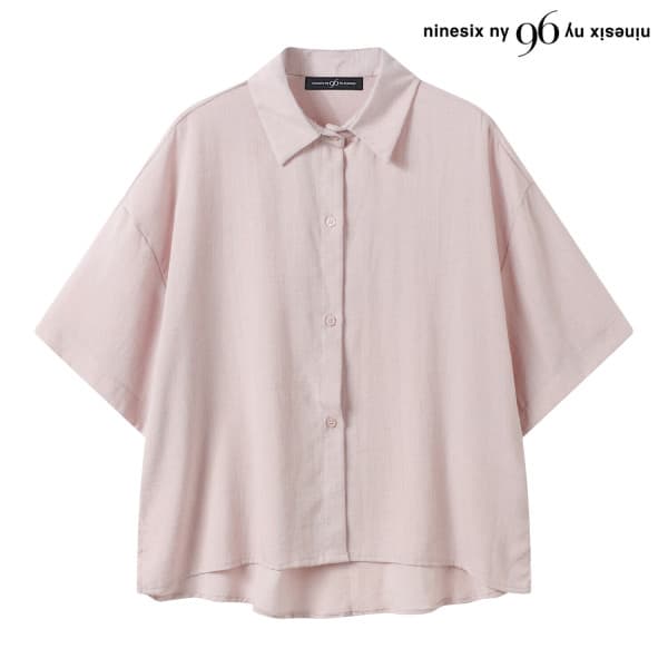DS패션 모던 카라넥 오버핏 반팔 셔츠 NQ2BA051L0 - 최저가 25,570원