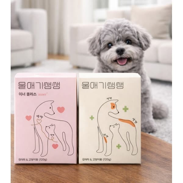 달냥이가죽공작소 울애기쌩쌩 반려동물 종합영양제 세트상품 기본 + 이너플러스 - 최저가 56,440원