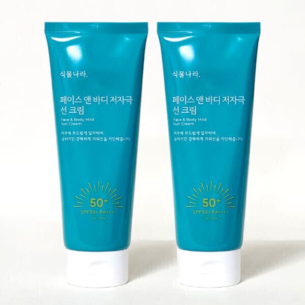 제이디마트g 식물나라 페이스 앤 바디 저자극 선크림 150ml +150ml