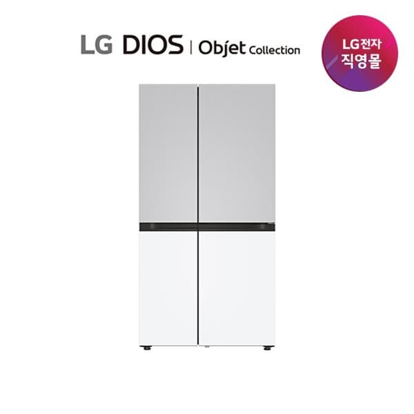 CJ온스타일LIVE LG AI 오브제 매직스페이스 양문형 냉장고 S836MRQ112