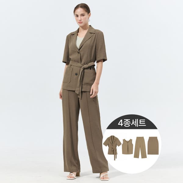 리베레츠 쿨썸머셋업 4종 자켓 나시 팬츠 스커트
