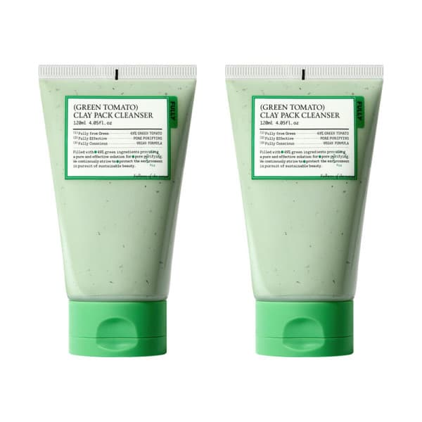 주식회사스마일펄 풀리 비건 그린 토마토 클레이 팩 클렌저 120ml 2개
