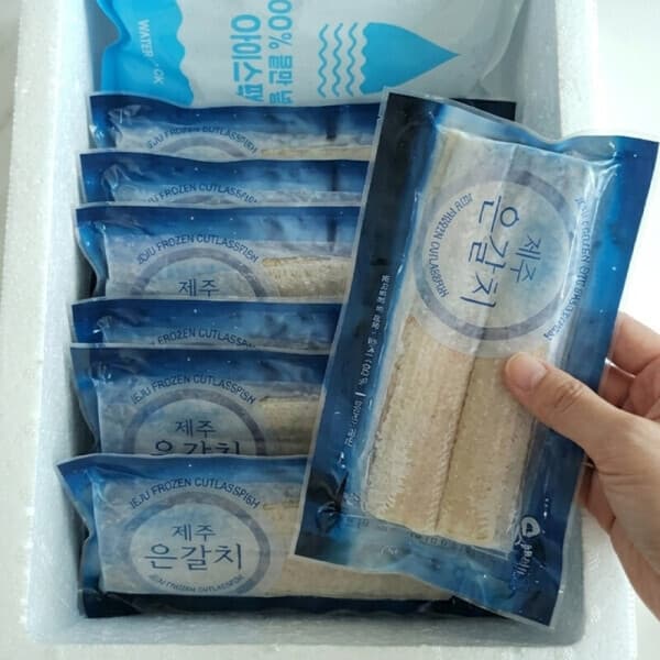 마마찬 제주산 순살 은갈치 100% (4팩) 개별포장 500g 이상