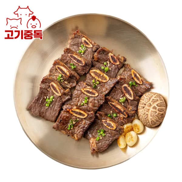 렛츠커넥트 한입컷팅 양념 LA 소갈비 1KG