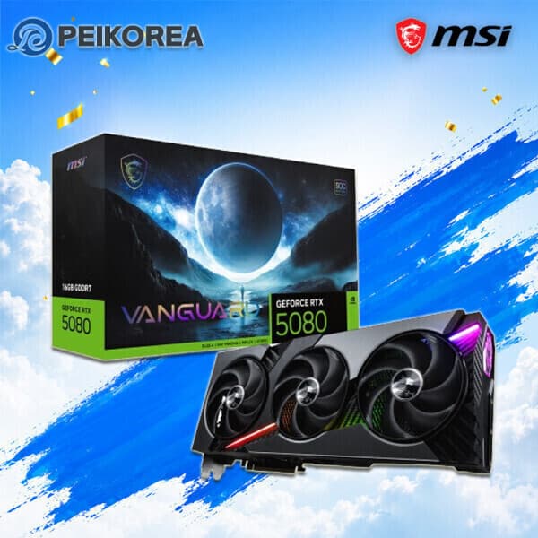 페이코리아 MSI 지포스 RTX 5080 뱅가드 SOC D7 16GB - 최저가 2,790,000원